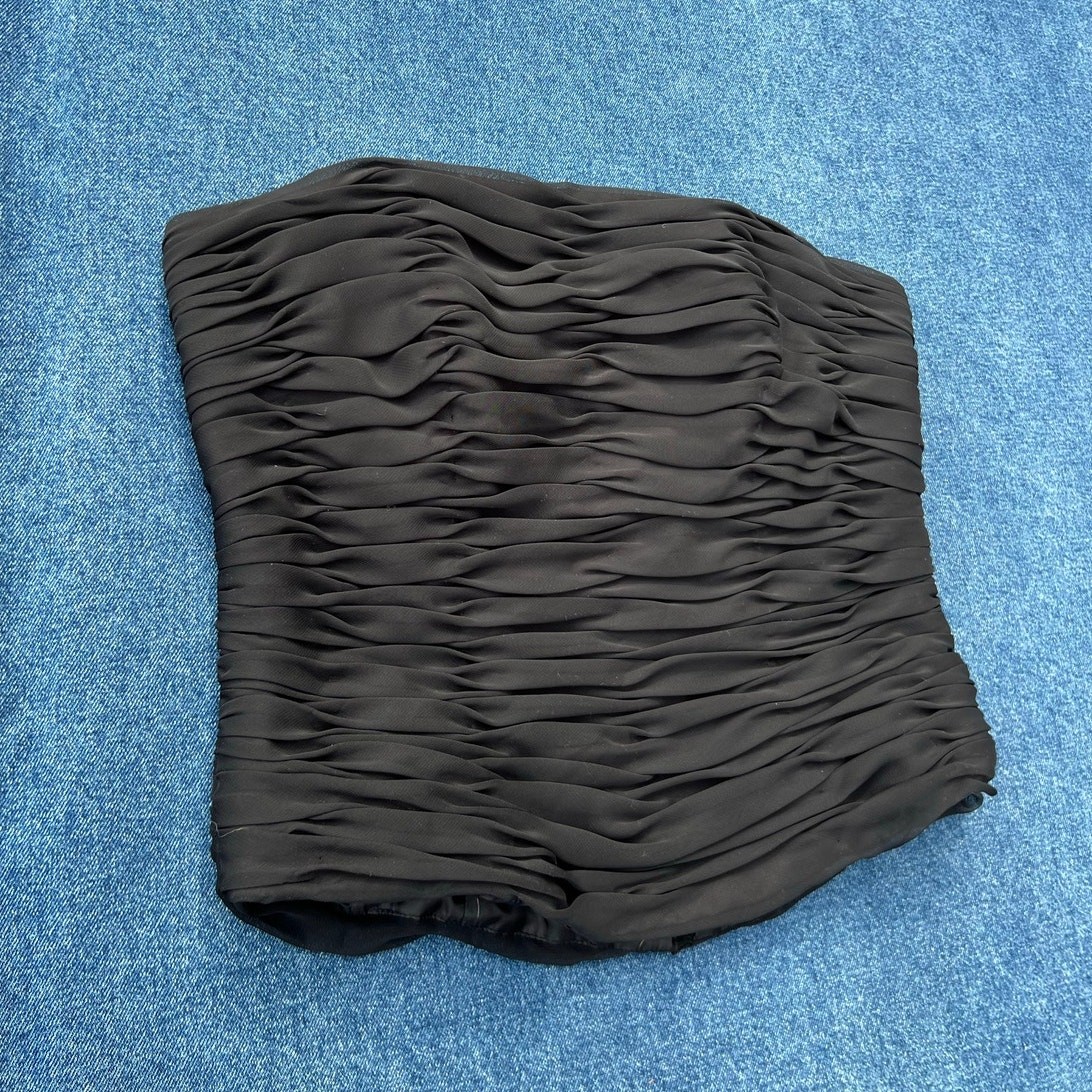 90s Impression strapless bustier corset top