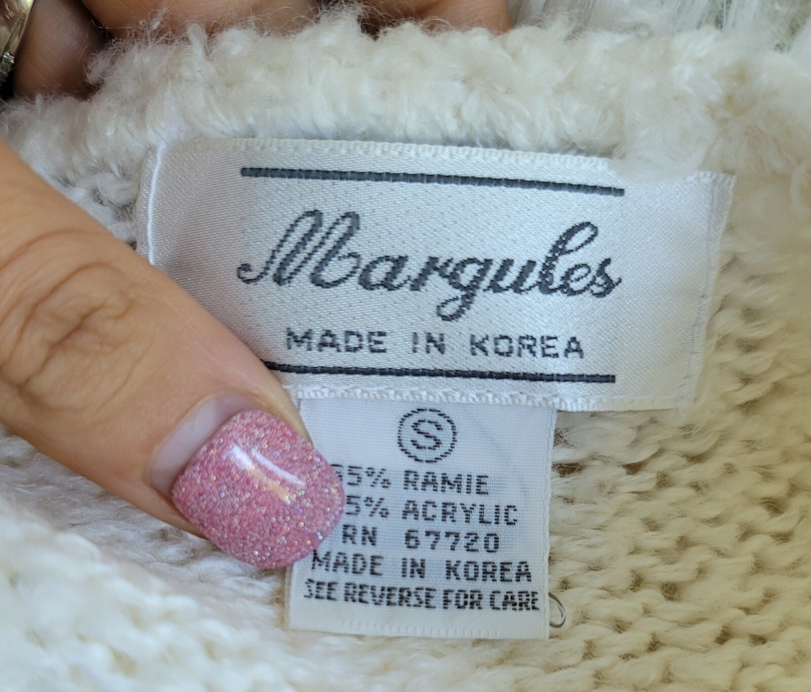 Vintage 1980s Margules Sweater Top