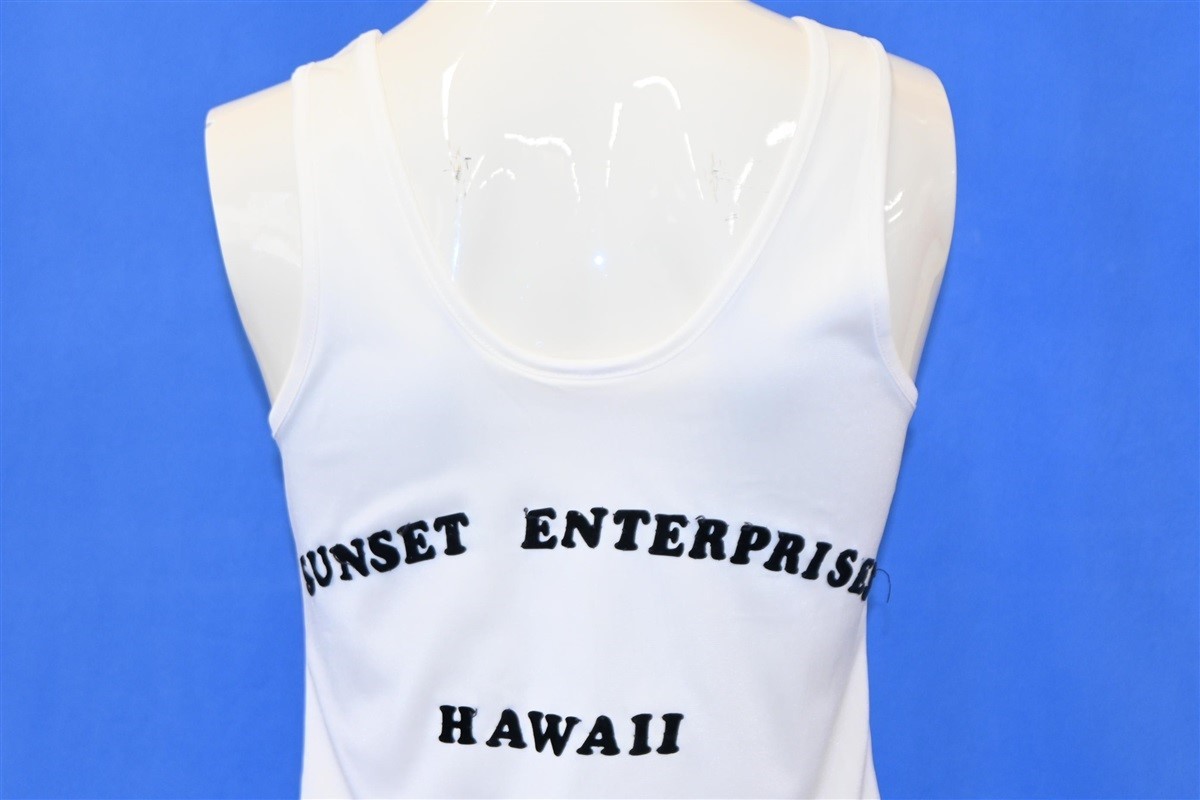 vintage 80s LIGHTNING BOLT SUNSET ENTERPRISES LLC HAWAII TANK WOMEN’S t-shirt S