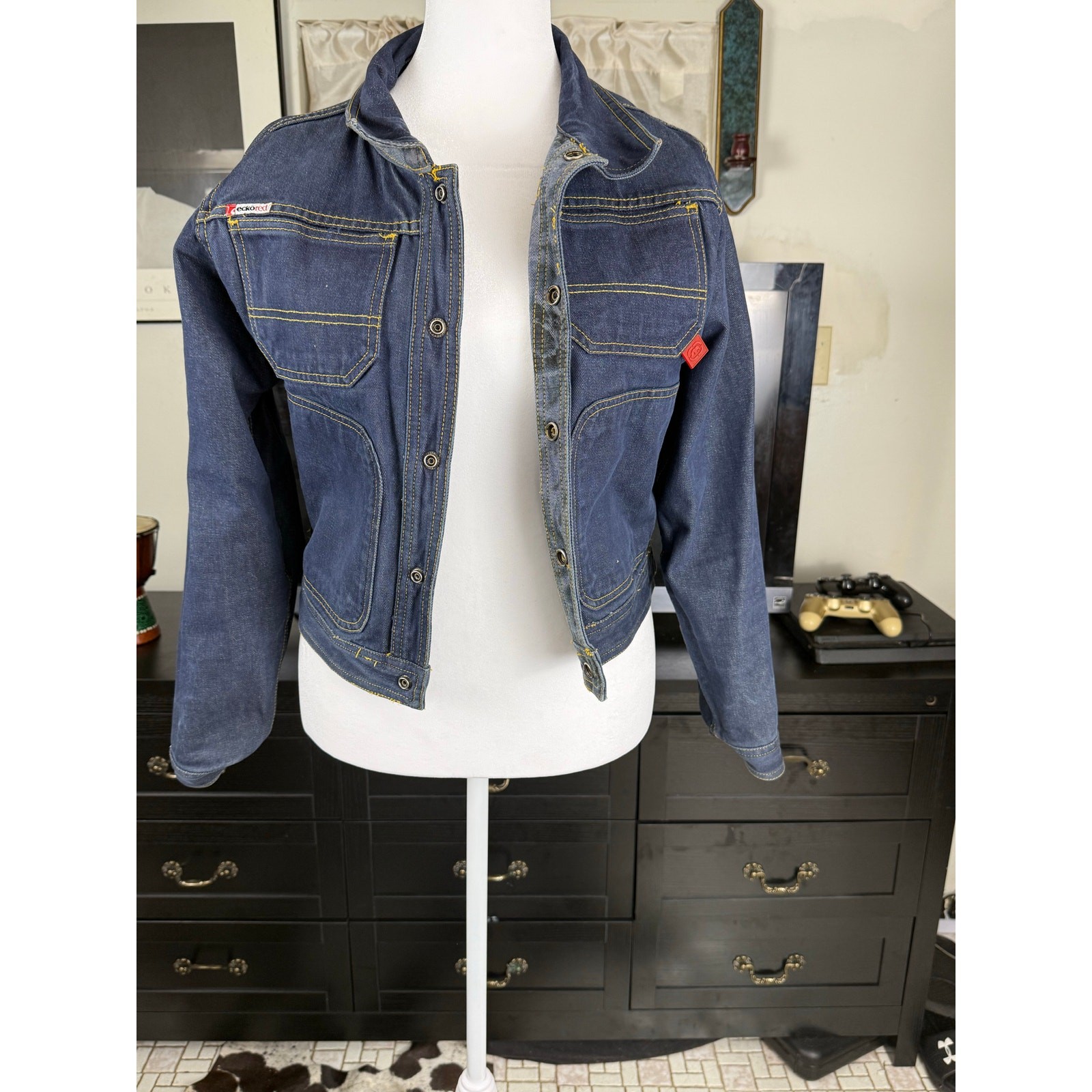 Ecko Red Unltd. Women’s Vintage Reversible Jean Jacket