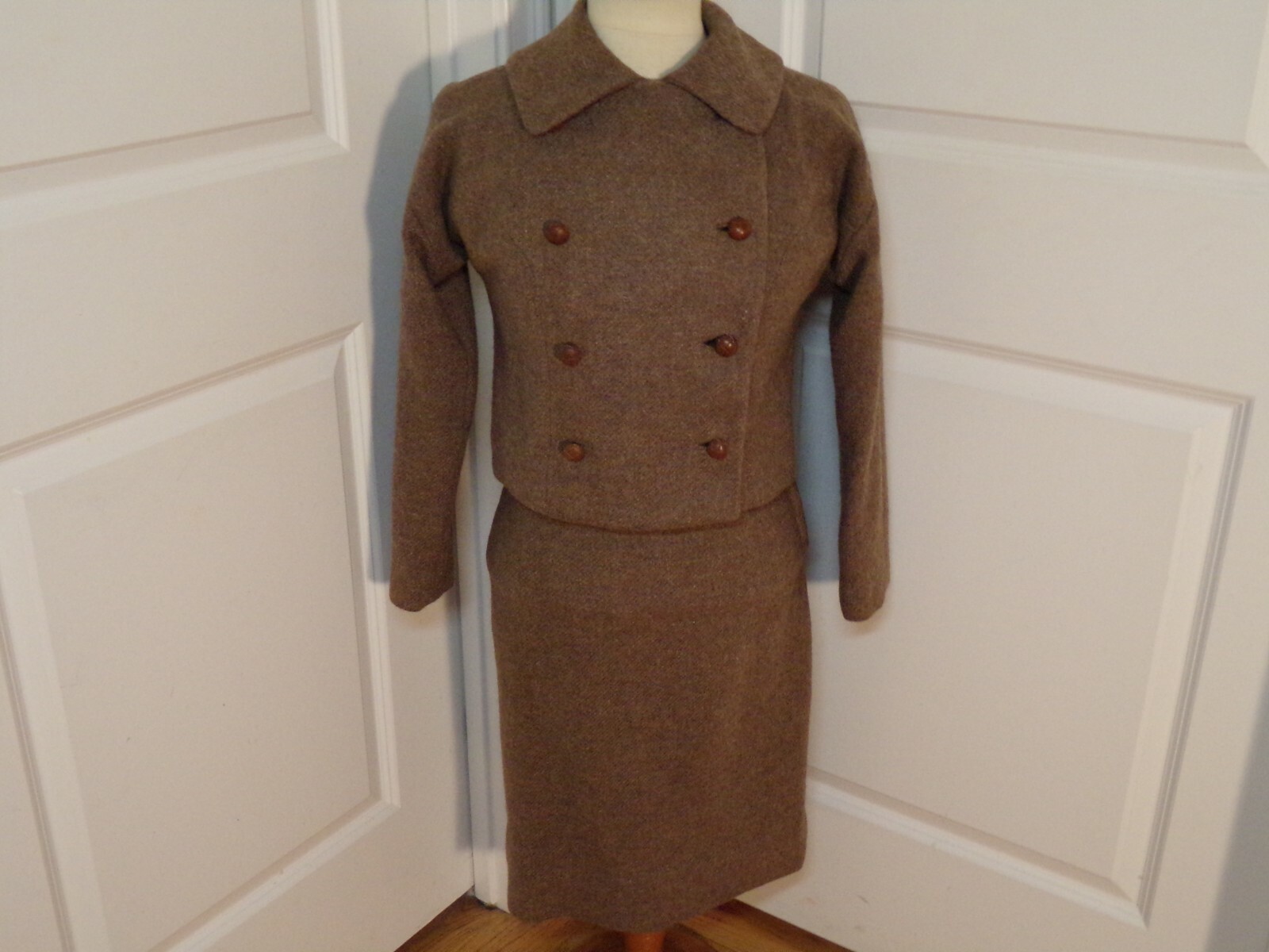 VTG. 1950’s Marie Mirisola Wool Suit  XS/XXS Lord & Taylor Young New Yorker Shop