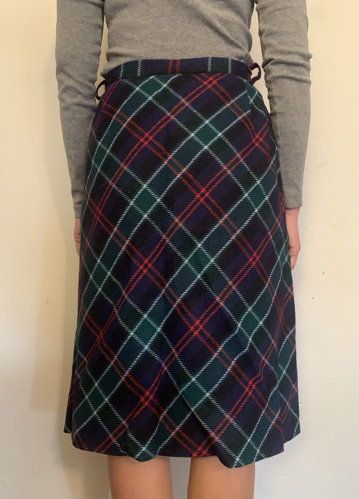 Vintage Plaid Skirt