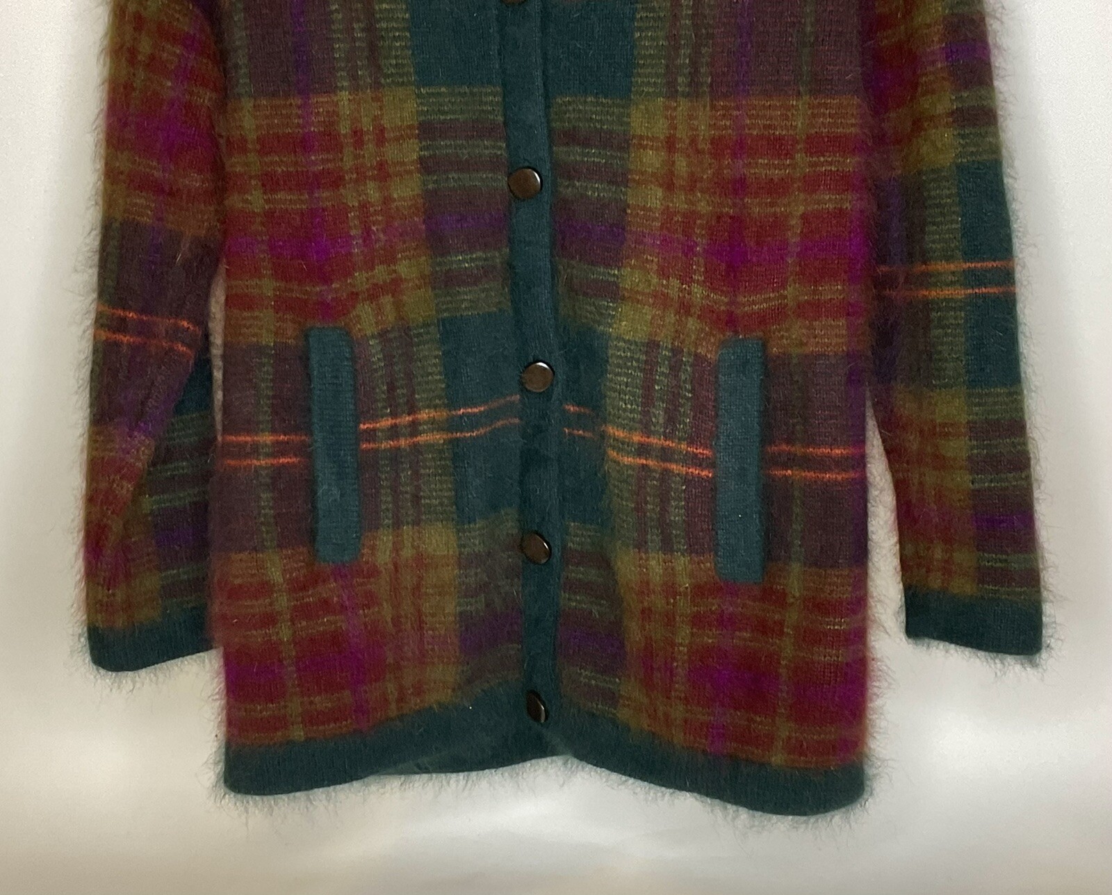 Vintage Luxury Carlisle Sport Angora Wool Sweater Coat Size L