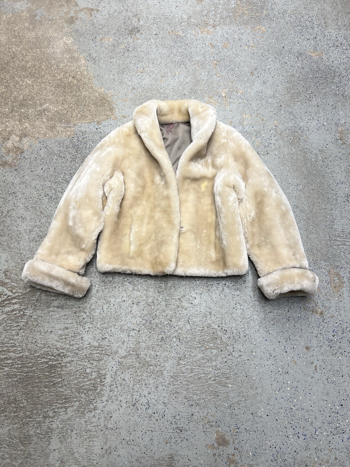VTG 1960s-70s Shearling High Quality Lambs Fur Jacket