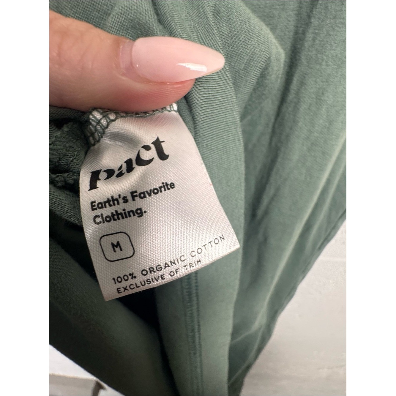 Pact Pocket Tee Women’s Softspun T Shirt Dress Size M 100% Organic Cotton
