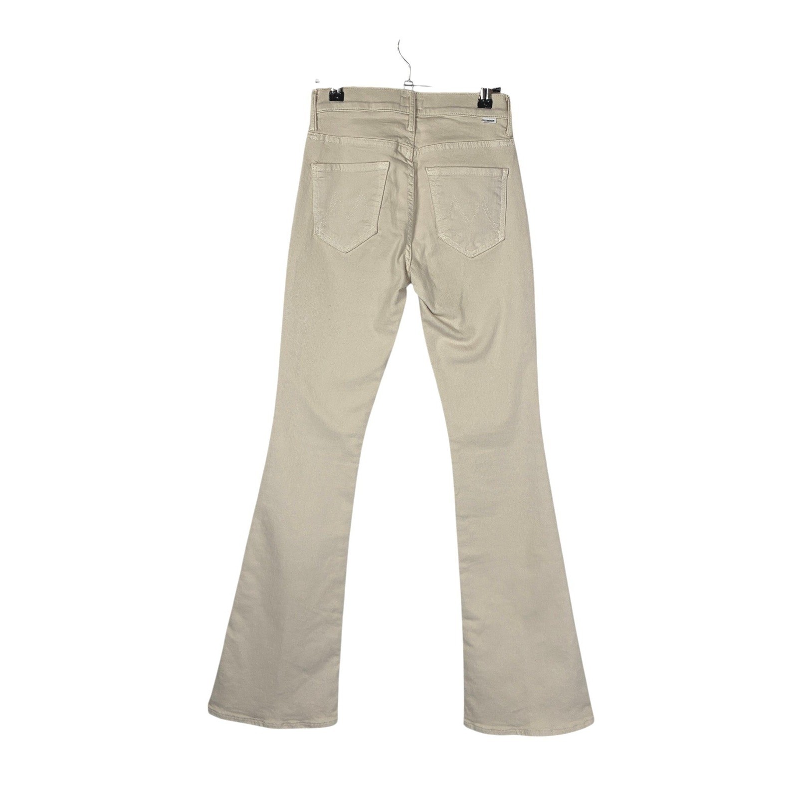 NEW Mother the Weekender Sneak in Playdate Size 25 Beige Flare 70s Western