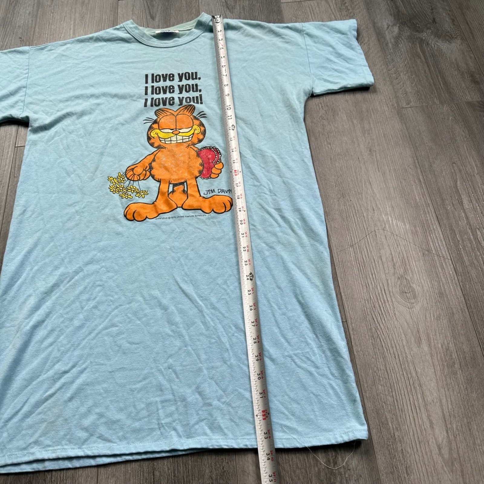 1970’s True Vintage Garfield I Love You Sleeping T-Shirt One size