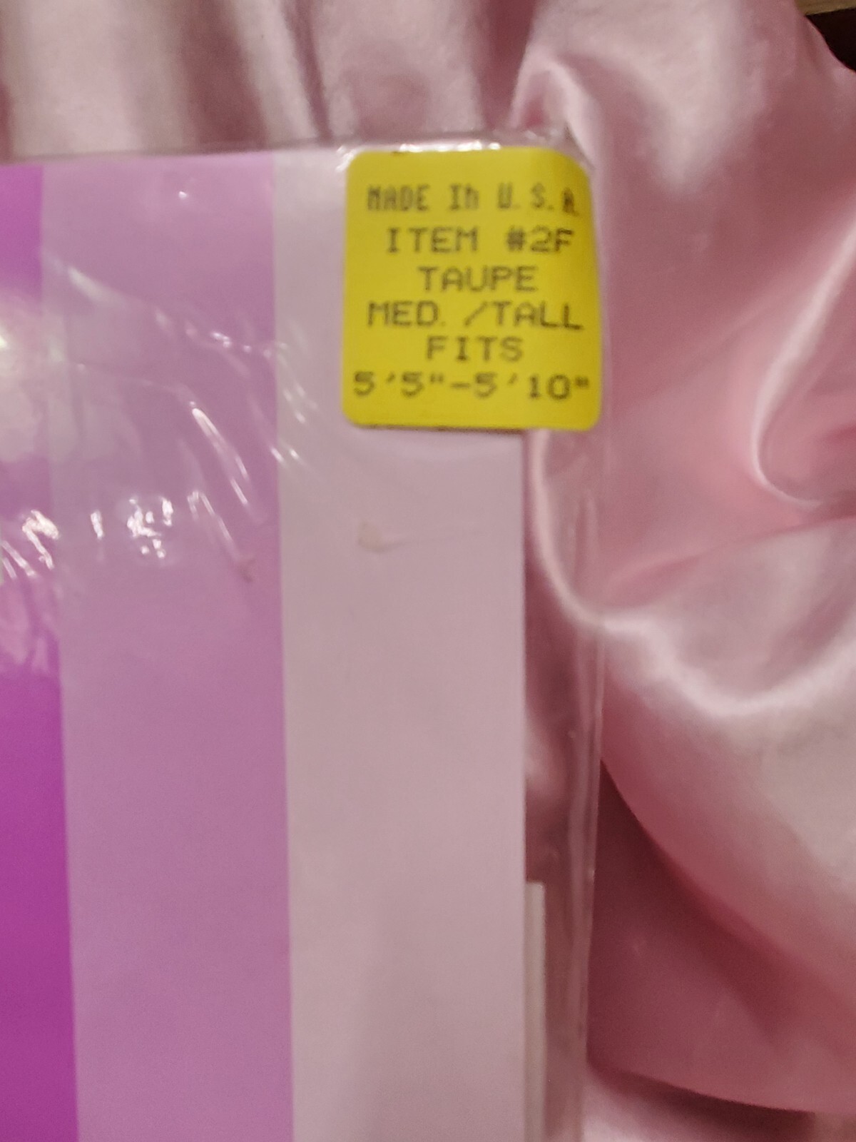 Vintage Miracle Stretch Pantyhose Taupe Size Med Tall Nylon 21898 NOS New