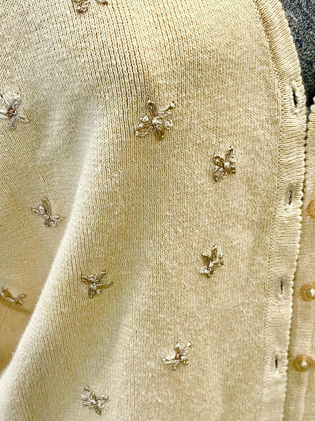 PAUL HARRIS DESIGN VTG Blend Embroidered Sweater Women’s Size Large-1980s-cottag