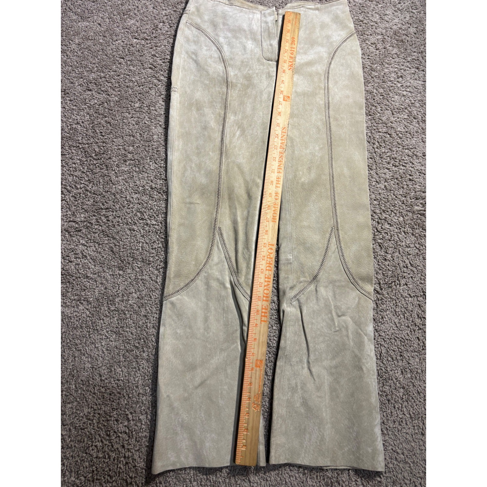 Wilsons Leather Maxima Suede Jacket and PantsSet Vintage Western Sage Green 2 XS