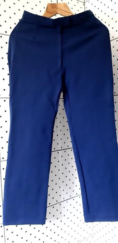 Vintage 60-70s LYCRA With HELANCA and Wool Retro Blue Women Ski Pants Siz 40 NEW