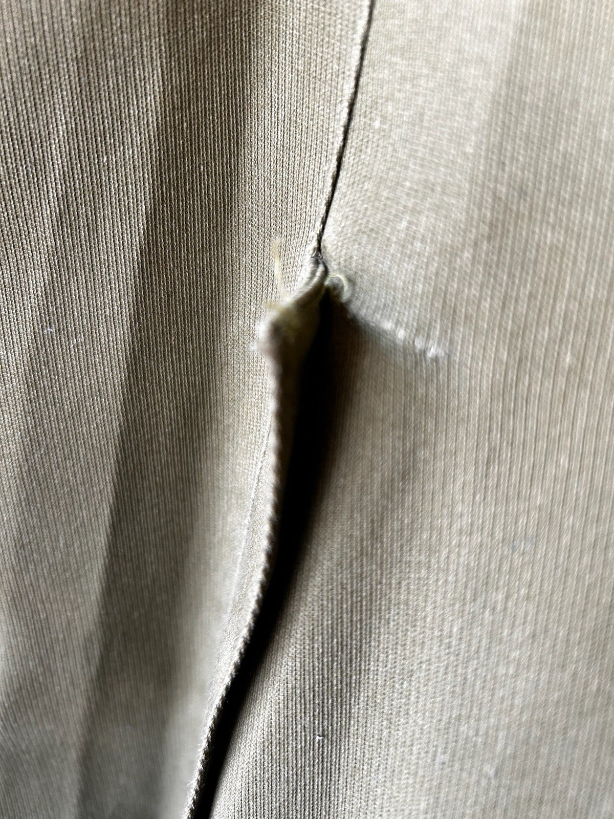 Vintage Late 1960s–Early 1970s Olive Green Double-Breasted Coat