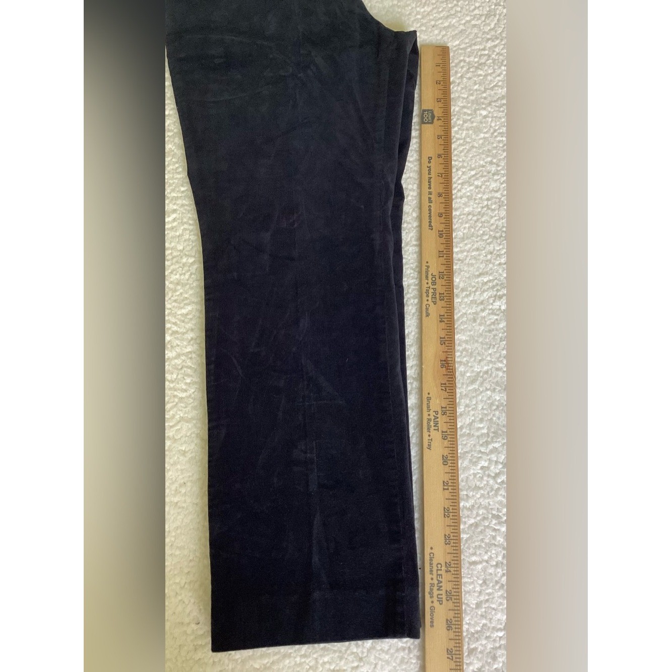 Talbots Heritage Petites Navy Velvet Pants Size 12P Quiet Luxury Old Money