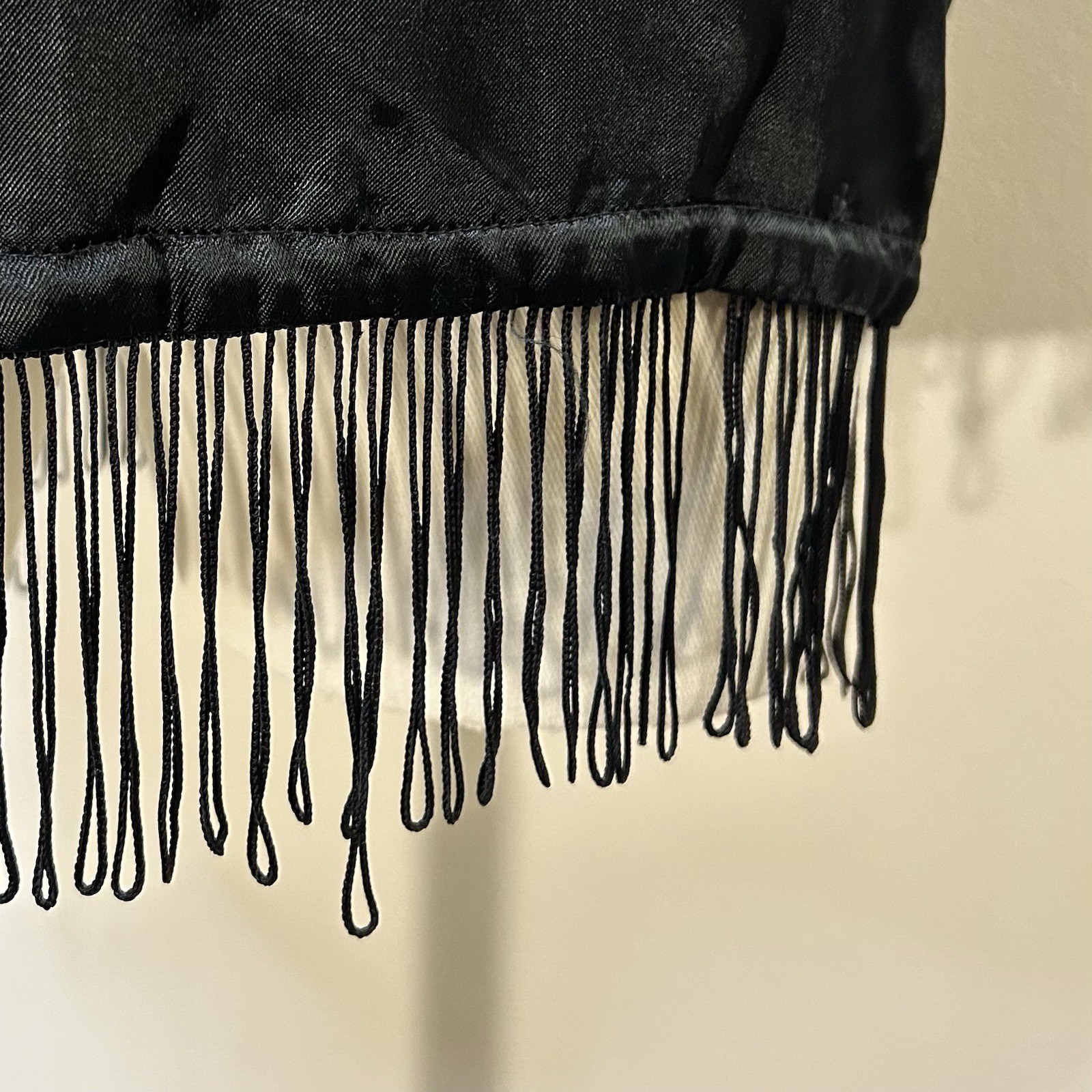 90s Kaktus Wool Fringe Vest Whimsigoth Hippie Phoebe Buffay 41 Inch Bust