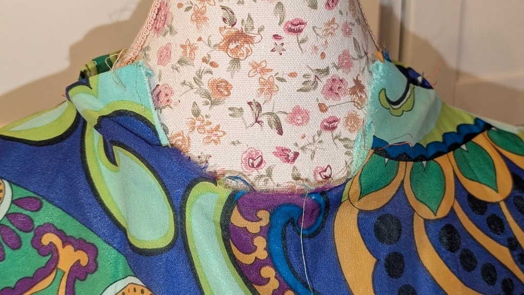 Incredible 1960’s Psychedelic Murray Hamburger&co. Maxi Dress