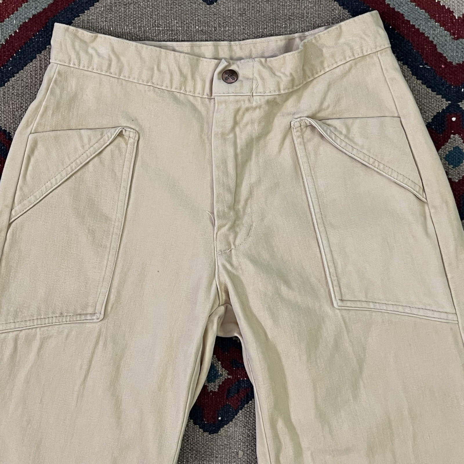 Vintage 70s Bell Bottom Jeans 26×30 Women’s 11 Fun Stuff Boho Flare Boot Cut