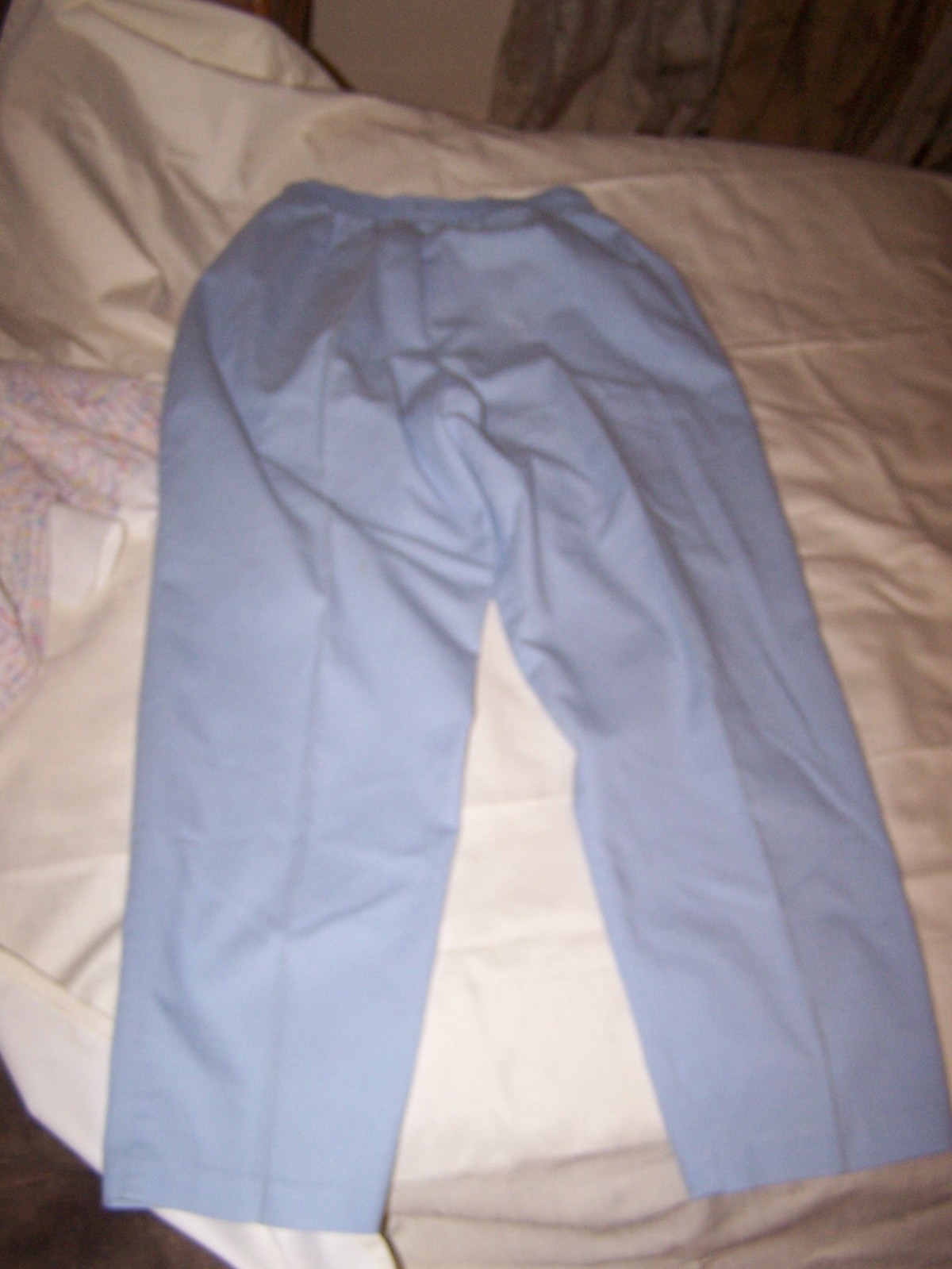 Vintage Blue Pants size 10? & Multi Color Top by Graff size M? Excellent Shape