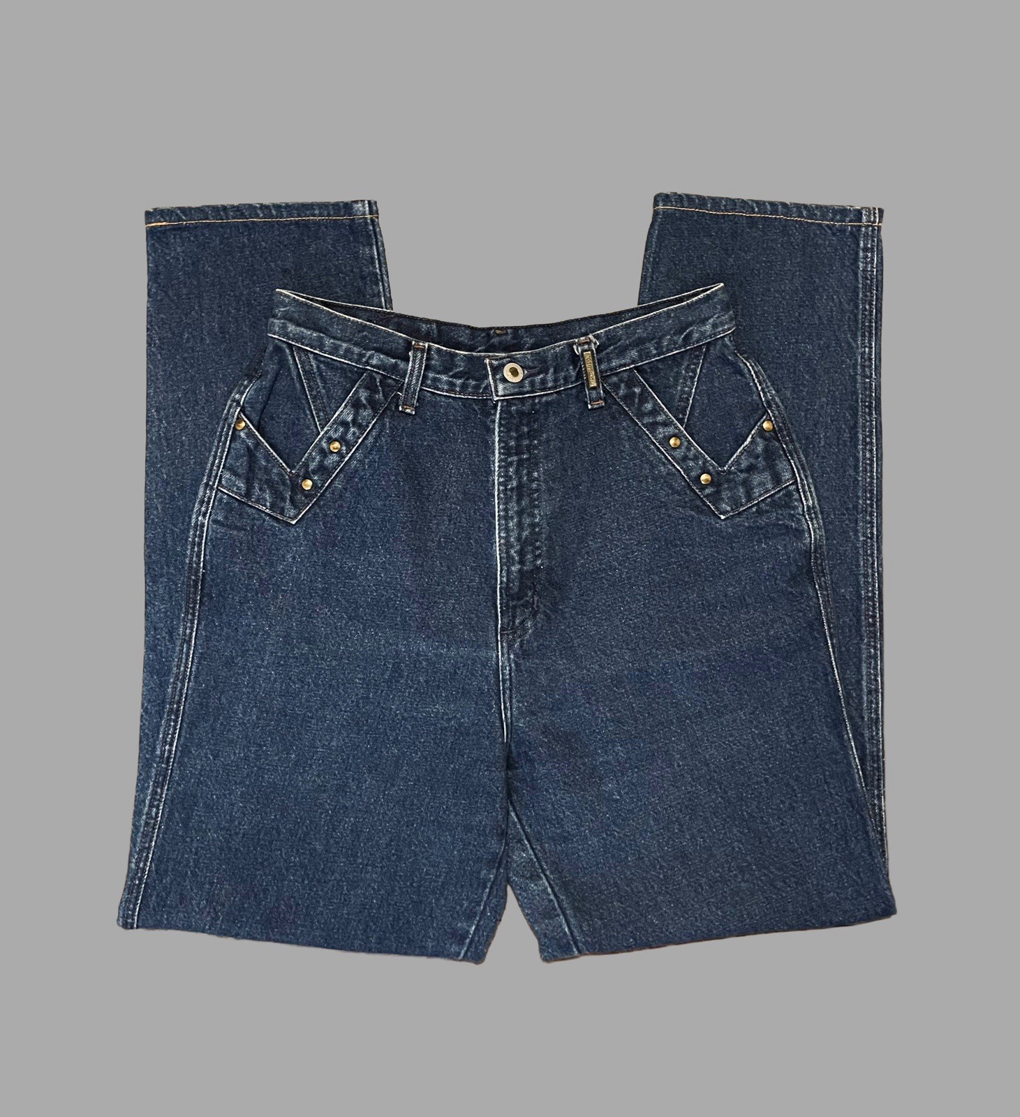 Women’s Vintage 80’s Bareback “Rockies” High Rise Double V-Yoke Denim Jeans