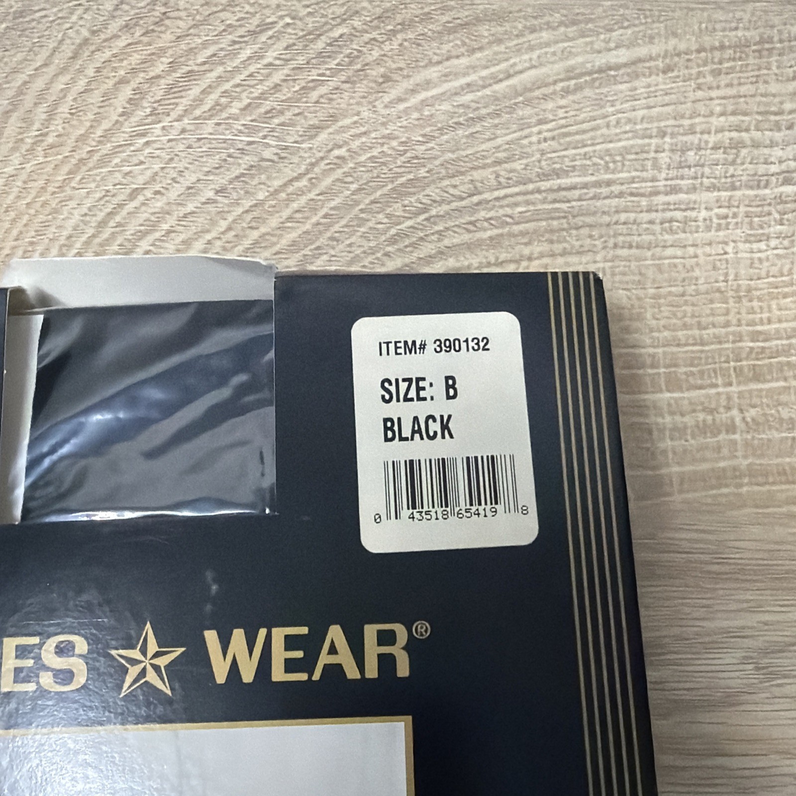 Vintage Jones Wear Pantyhose Size B Black Lycra Sheer Control Top 3 Pair New