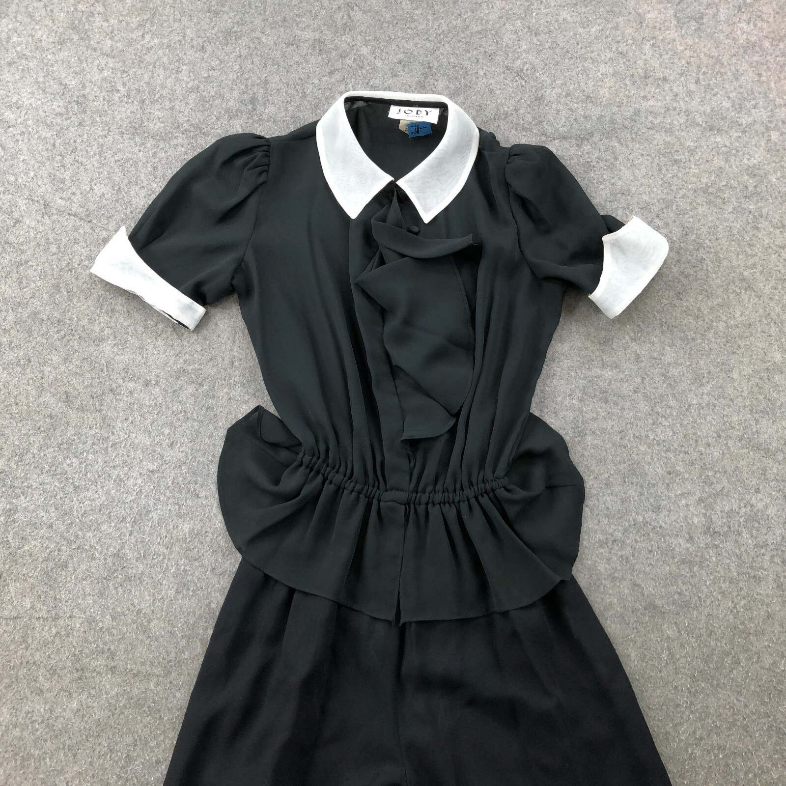 Vintage Jody T of California Jumpsuit Womens 3 Black Romper Casual