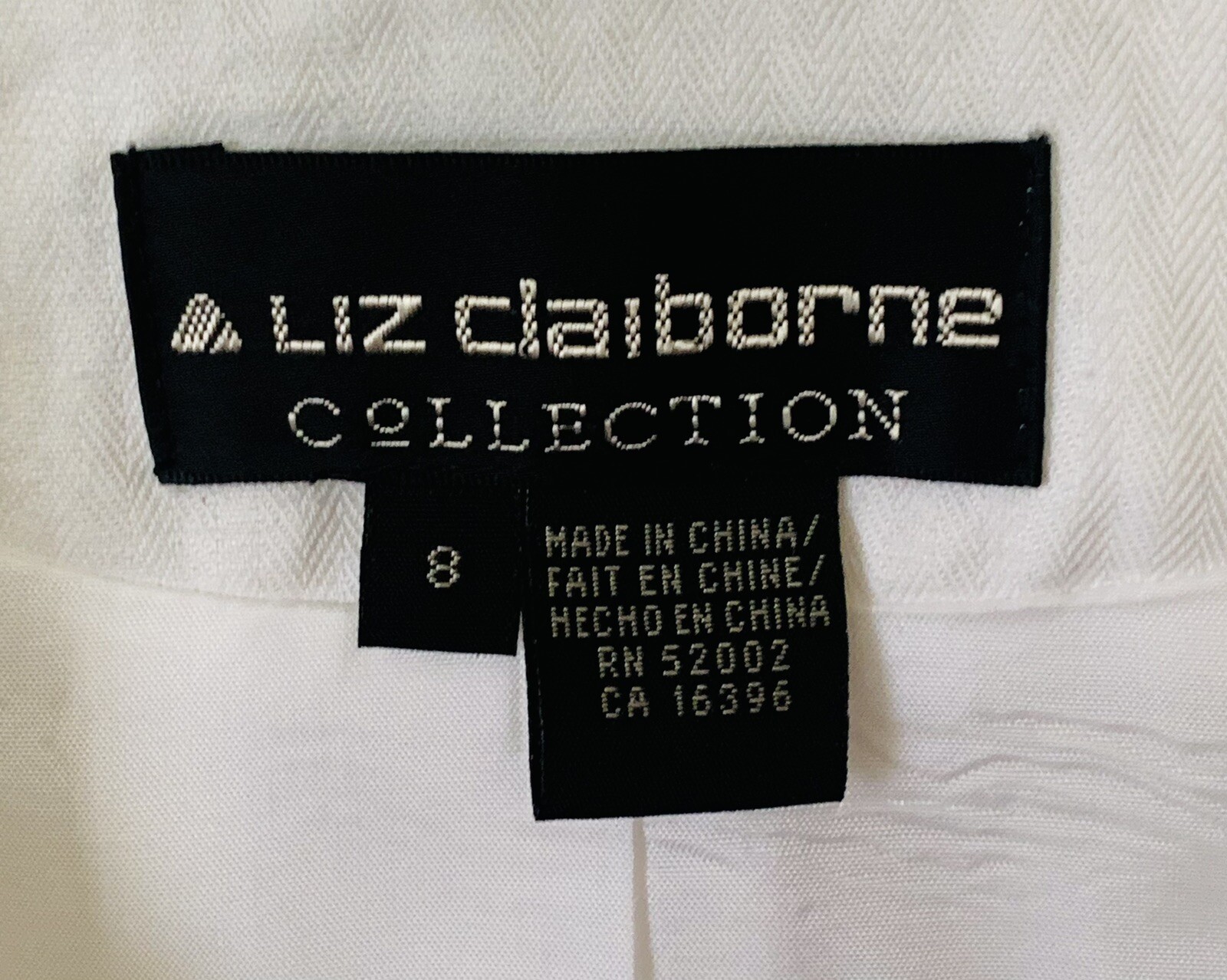 Vintage ‘80’s Liz Claiborne Collection Linen Blend Lined Blazer Size 8