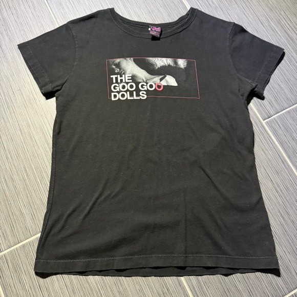 Vintage Rare 2002 the Goo Goo Dolls Gutterflower T-shirt Sz Large Black