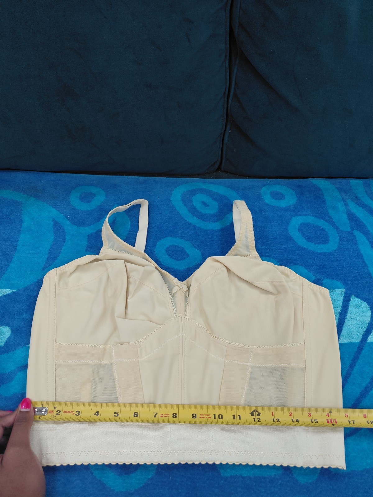 Vintage Crown-nette Longline Bra Size 44C