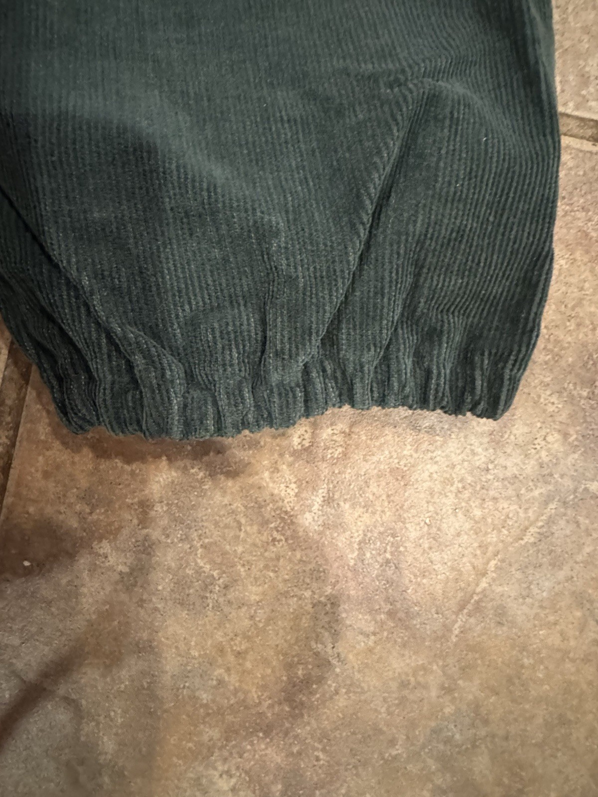Vintage Levi’s Big E Green Corduroy Capris Pants Size 29 (check Measurements)
