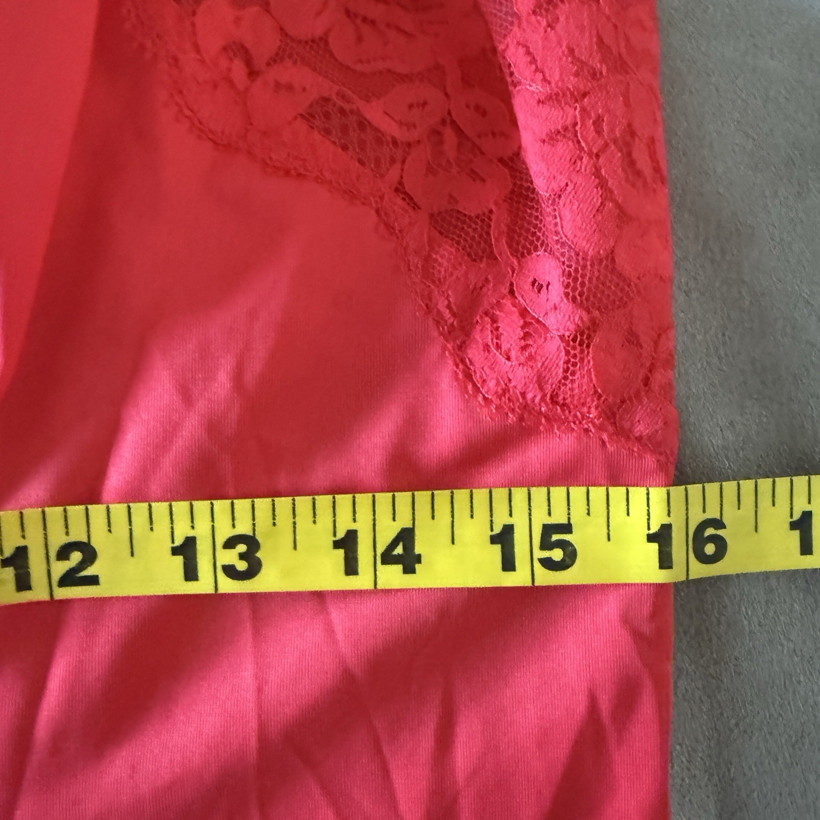 Vintage Gaymode Penneys Red 36 Sexy Intimate Nightgown Honeymoon Babydoll