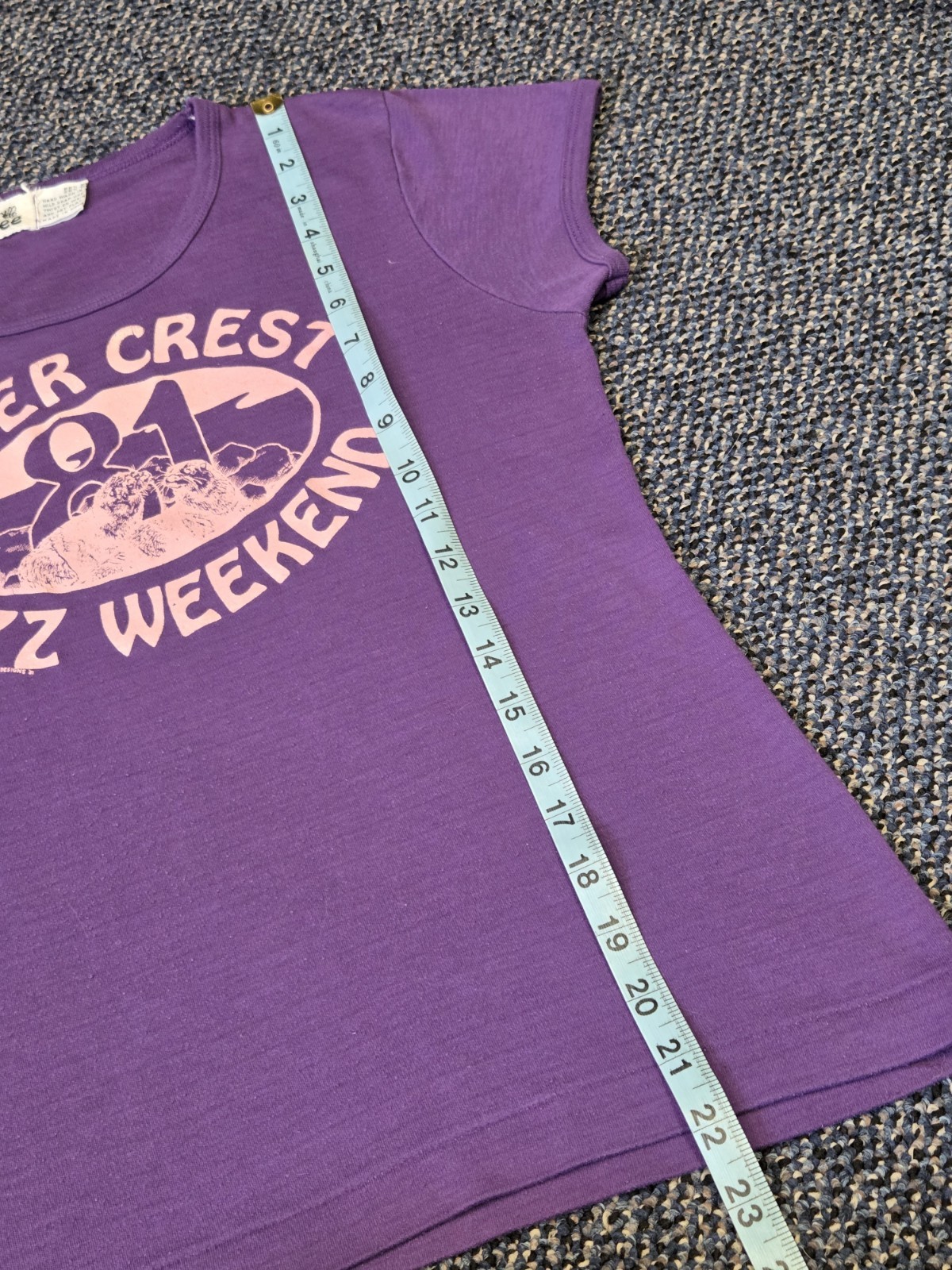 Vintage Jazz Shirt Otter Crest Jazz Weekend 1981 Small Band Music
