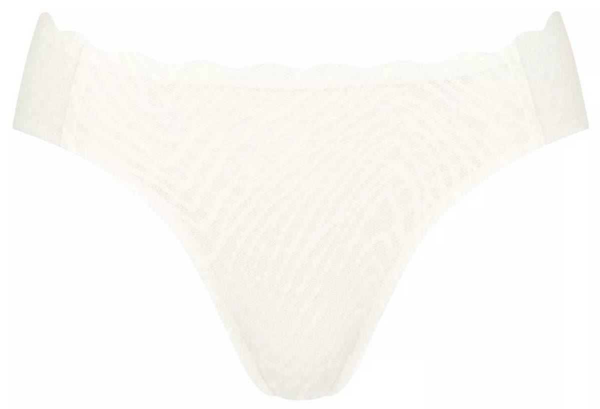 Sloggi Womens Zero Feel Bliss High Leg Knickers – Silk White