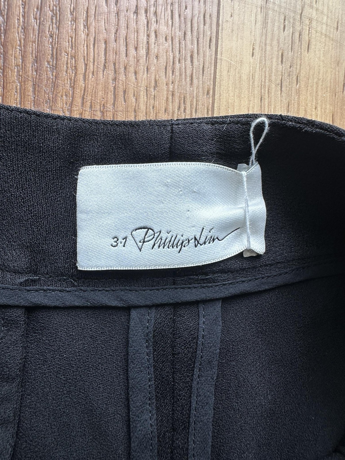 3.1 Phillip Lim Shorts Womens Size Black Tailored Belted Overlap