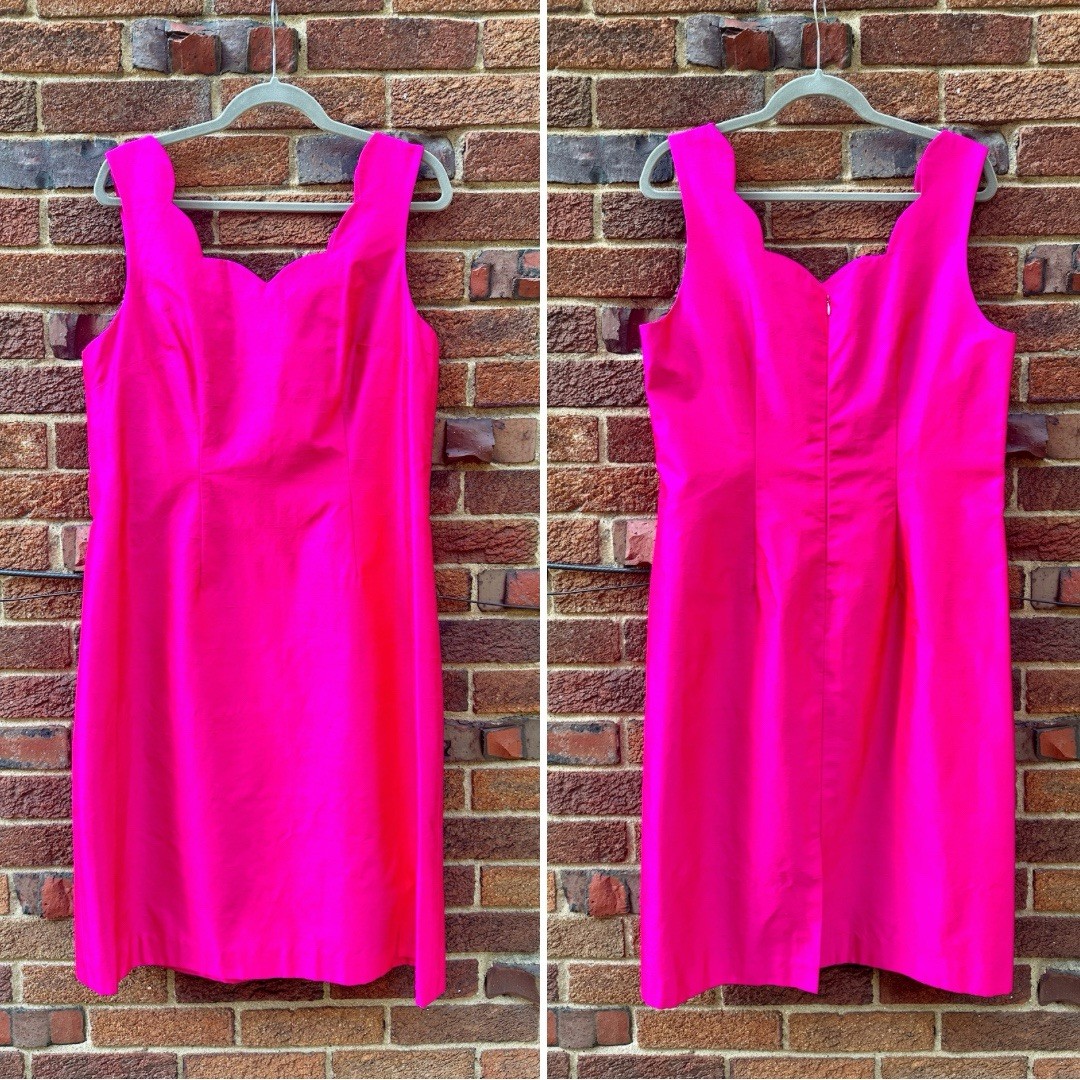 Vintage Y2K 1990s Handmade 3 Piece Silk Dress Set Size 12/14