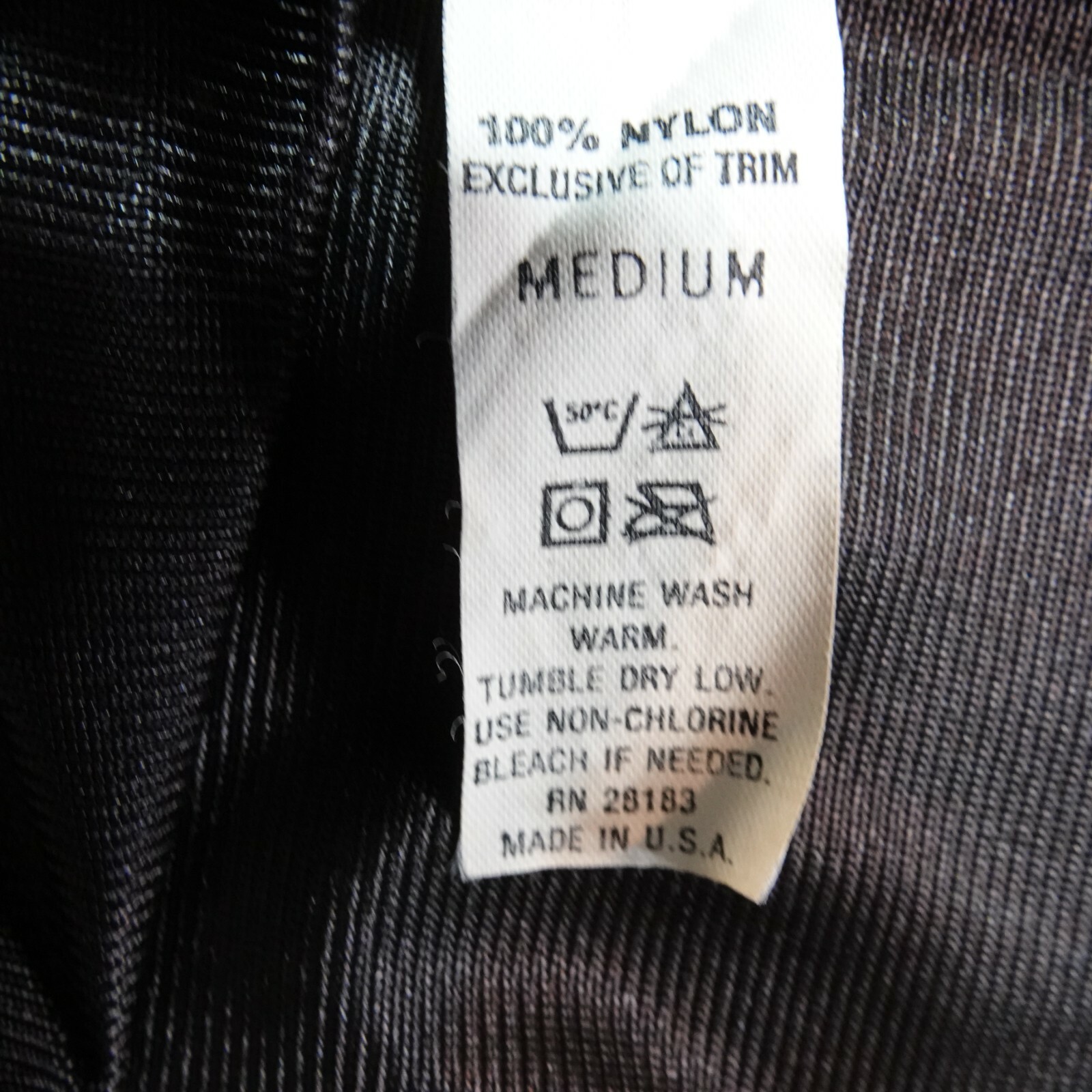 Vintage Newton Camisole Half Slip Top Sz M Black Satin Nylon Lace Trim USA Made