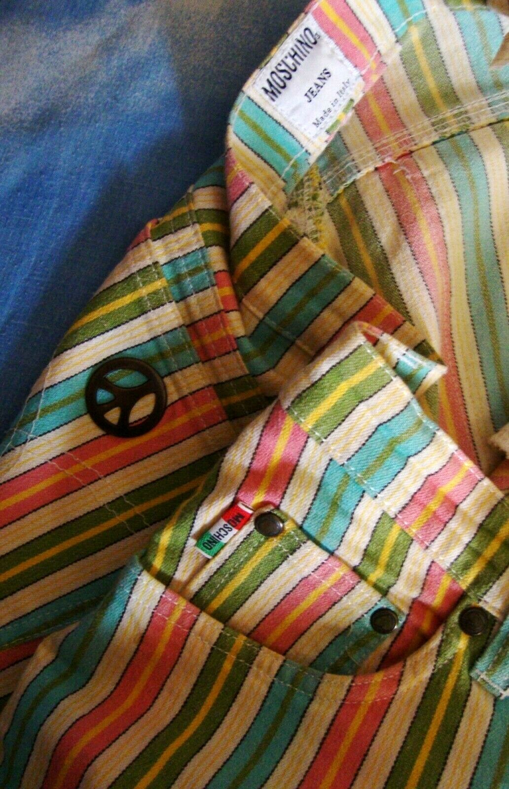 Vintage Woman MOSCHINO Jeans Made Italy TROUSERS Size 32-46 approx M/L RARE