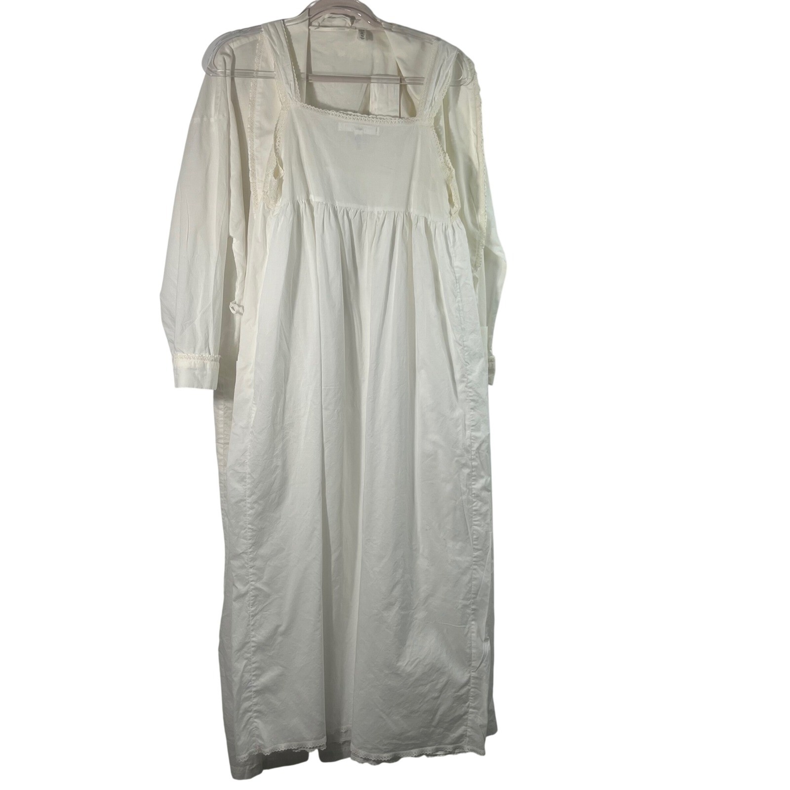 Vintage Victoria’s Secret Country Romantic Prairie RobeNightgown Maxi XS/S Flaw