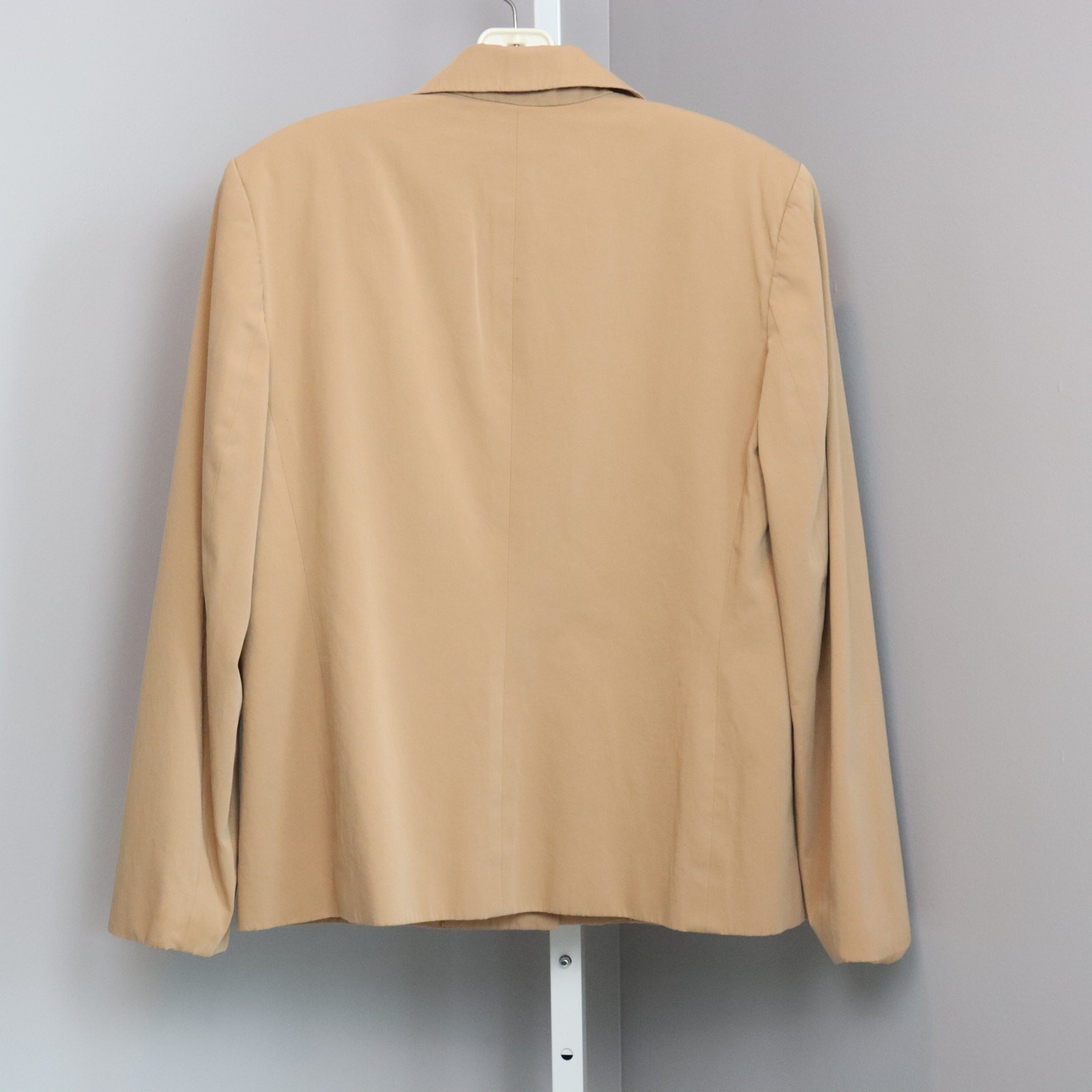 Valerie Stevens Tan 3-Piece Suit Set Blazer Skirt Pants Career Wear Size 8