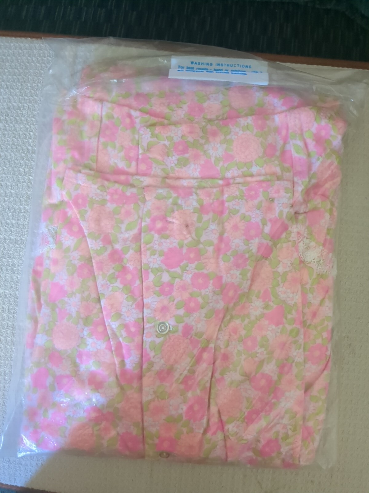 Vtg Ideal Lady 2pc Pajama Set Size 34