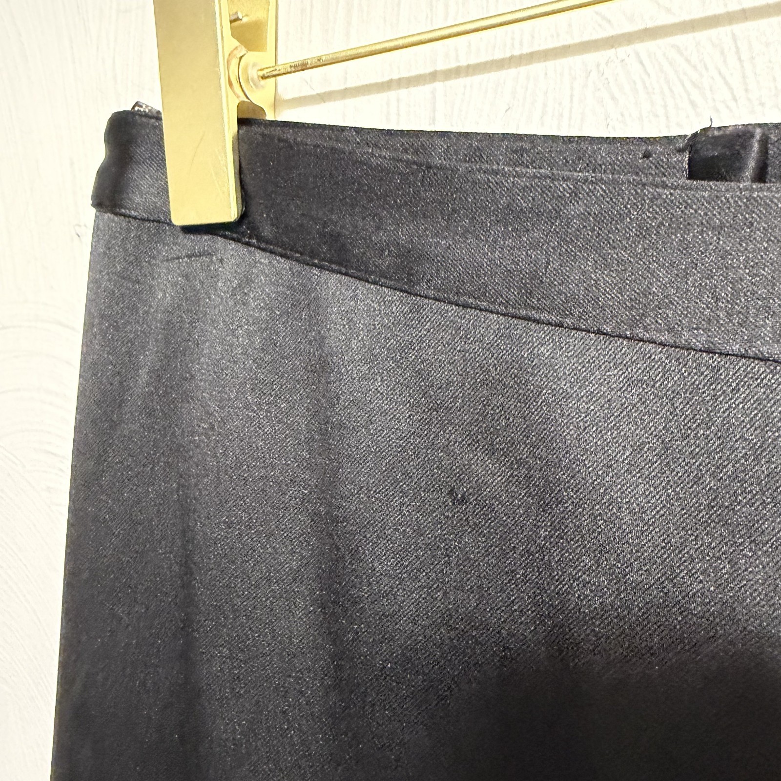 Vintage Chetta B Women’s Black Spandex Blend Sleek Side Zip Casual Pants Size 6