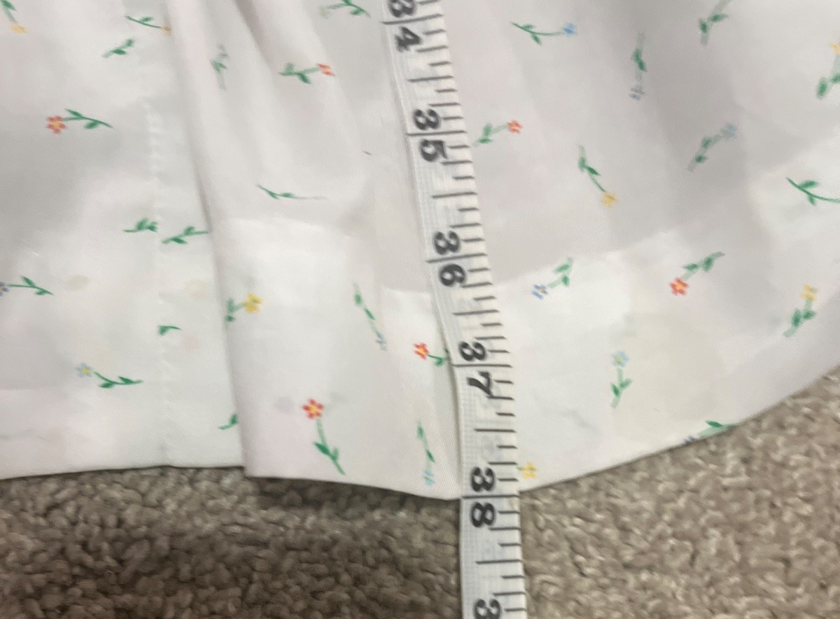Vintage 70’s Floral Halter Dress Small XS Garden Party