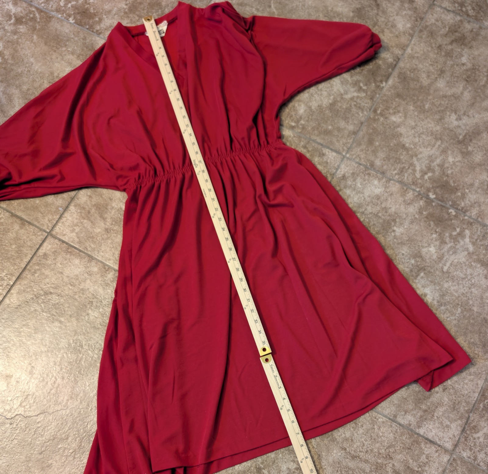 Vintage Sears „The Fashion Place” Dress Cocktail Glam in Red XL or XXL