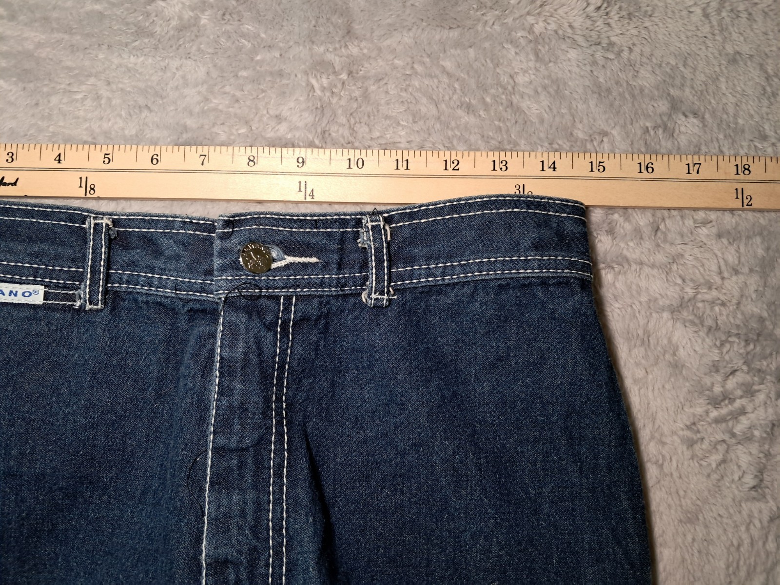 VTG 80S Womens 14 GITANO Dark Cute Heart Tribal Design High Rise Tapered Jeans