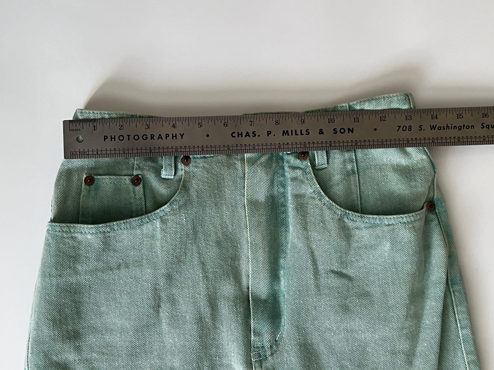 Vintage Et Vous Distressed Denim Jacket And Skirt