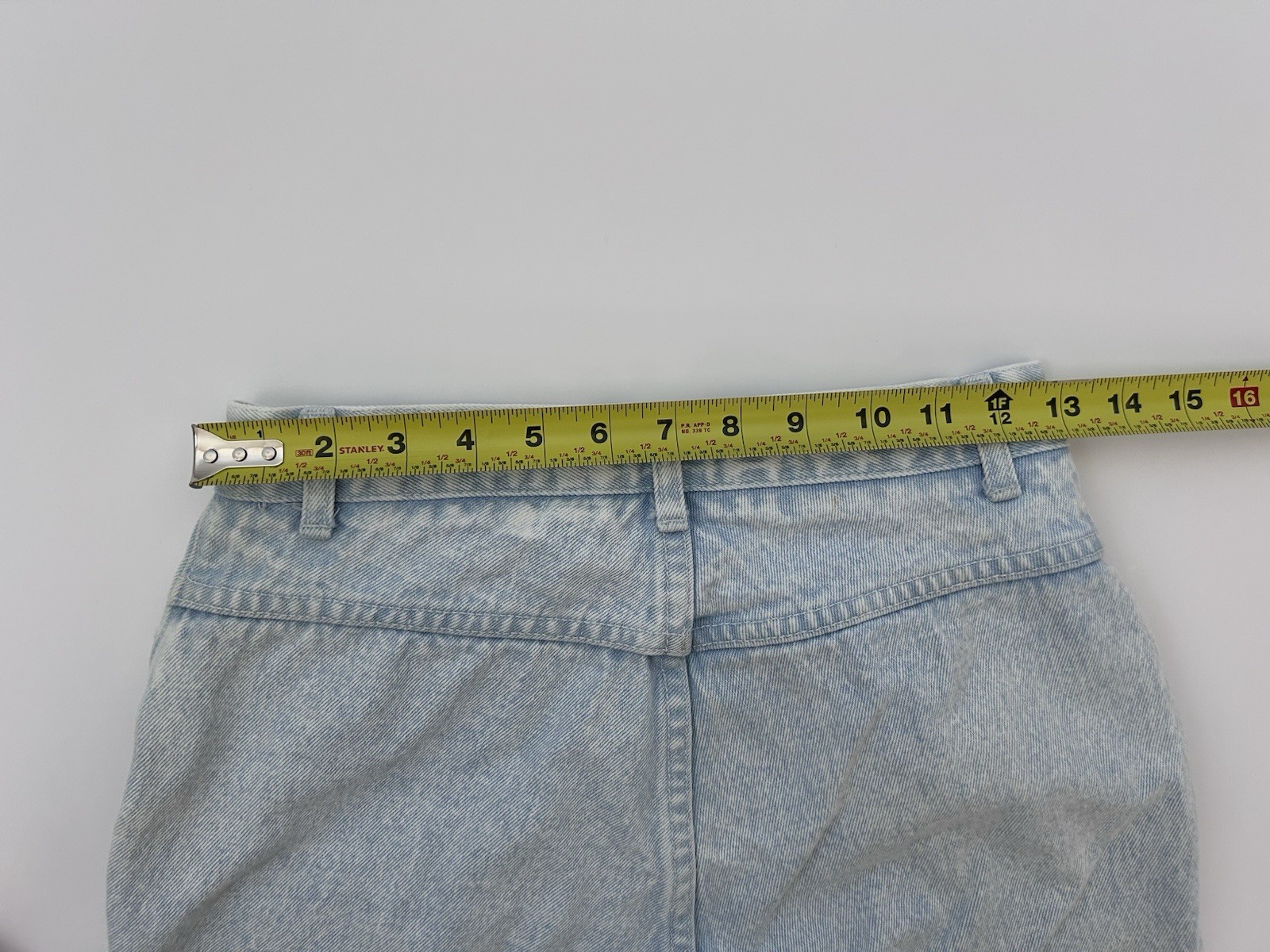 Vintage The Beverly Hills Denim Company Shorts Crochet Inset 90’s Cottagecore 7