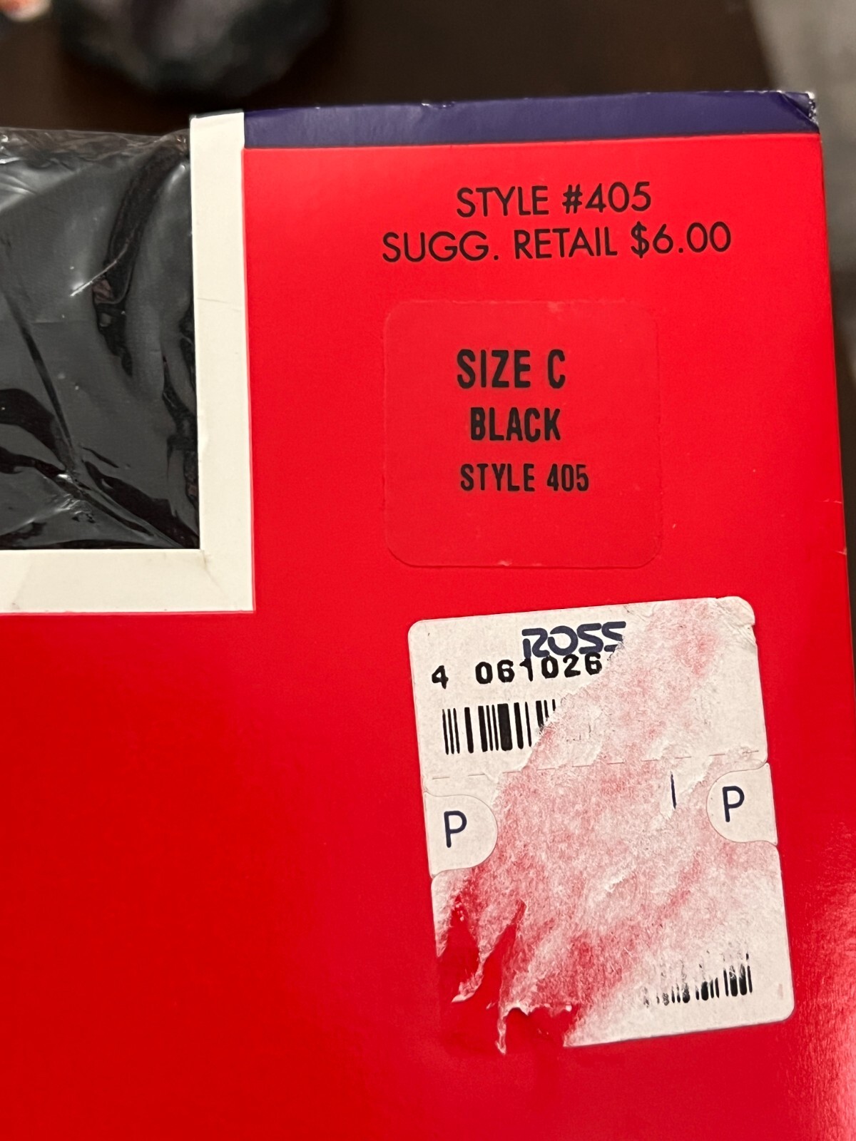 Vtg NEW~ Charles Jourdan Paris sz C Black Pantyhose Style 405 Control Top Sheer