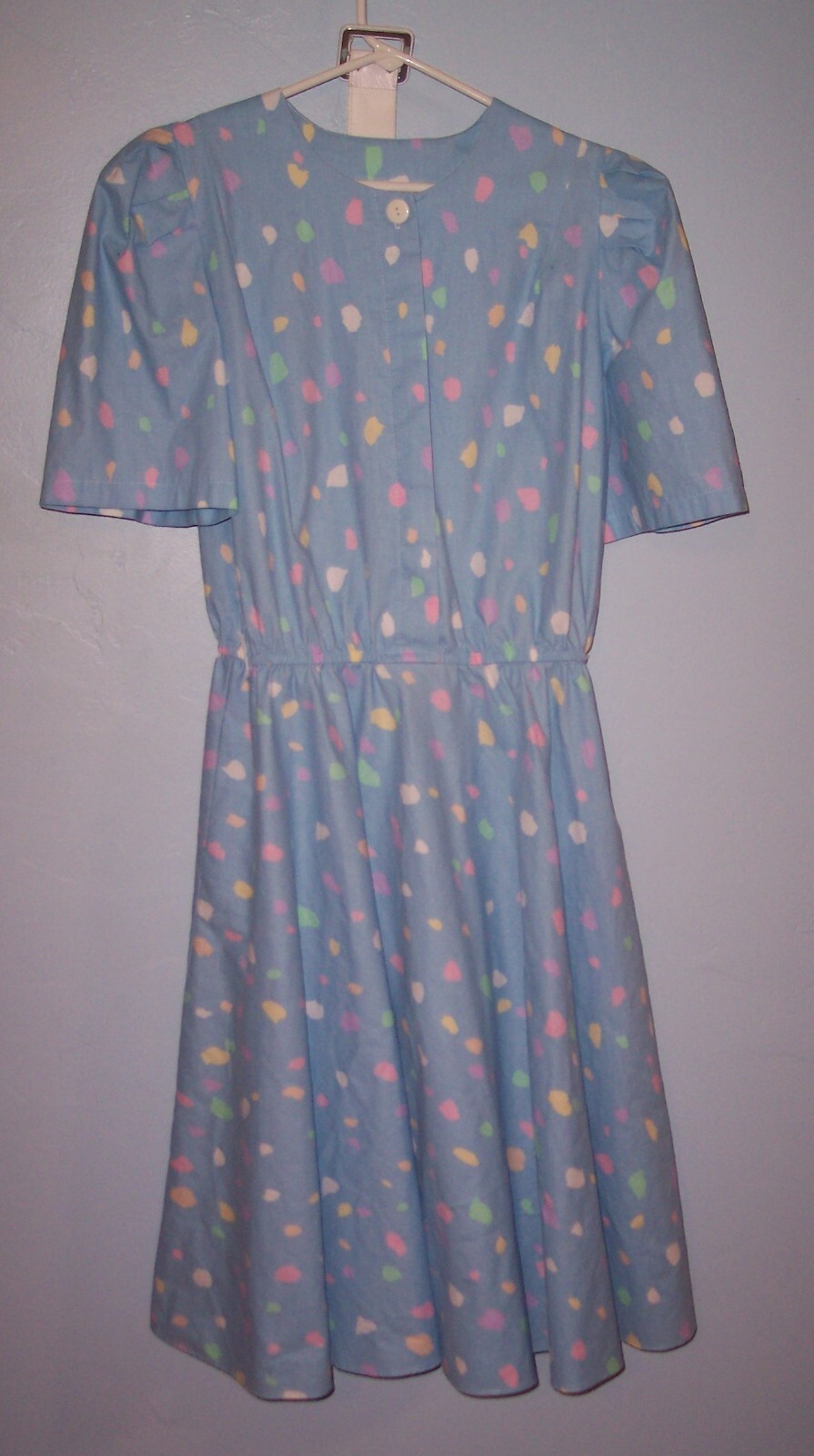 Vintage The American Shirt Dress Hidden Buttons USA Adult Women’s Size 16 GUC