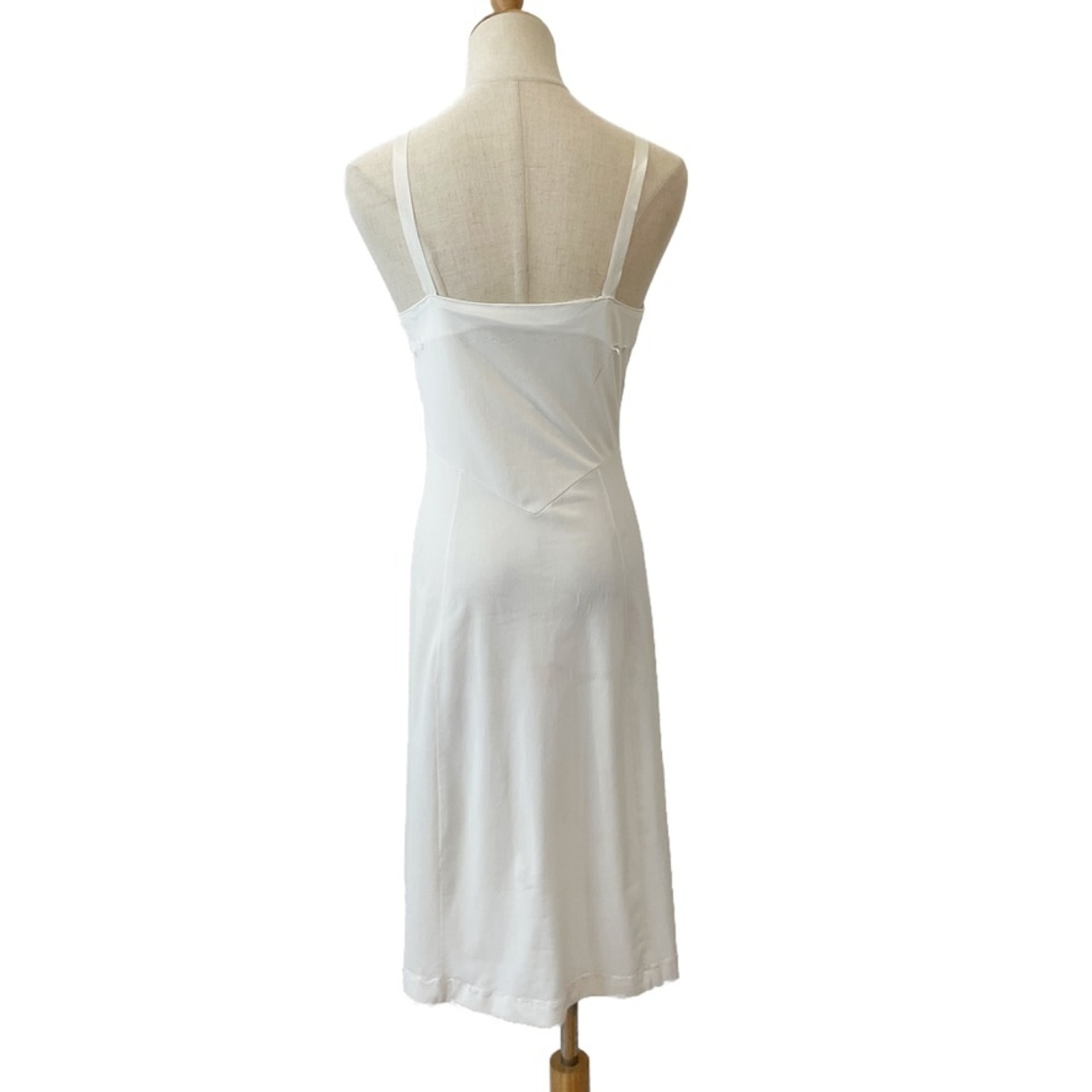 Charmode Sears Vintage Ivory Full Slip Size 34 Old Hollywood