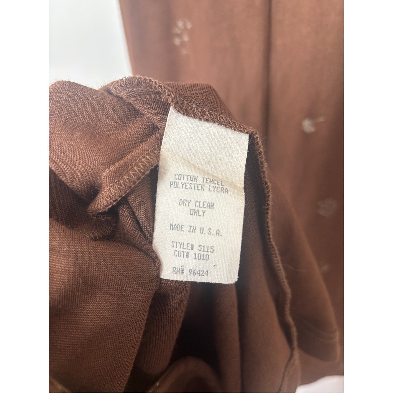 Vintage Potato Clothing Brown Maxi Dress Matchin Cardigan Cottagecore Size Small