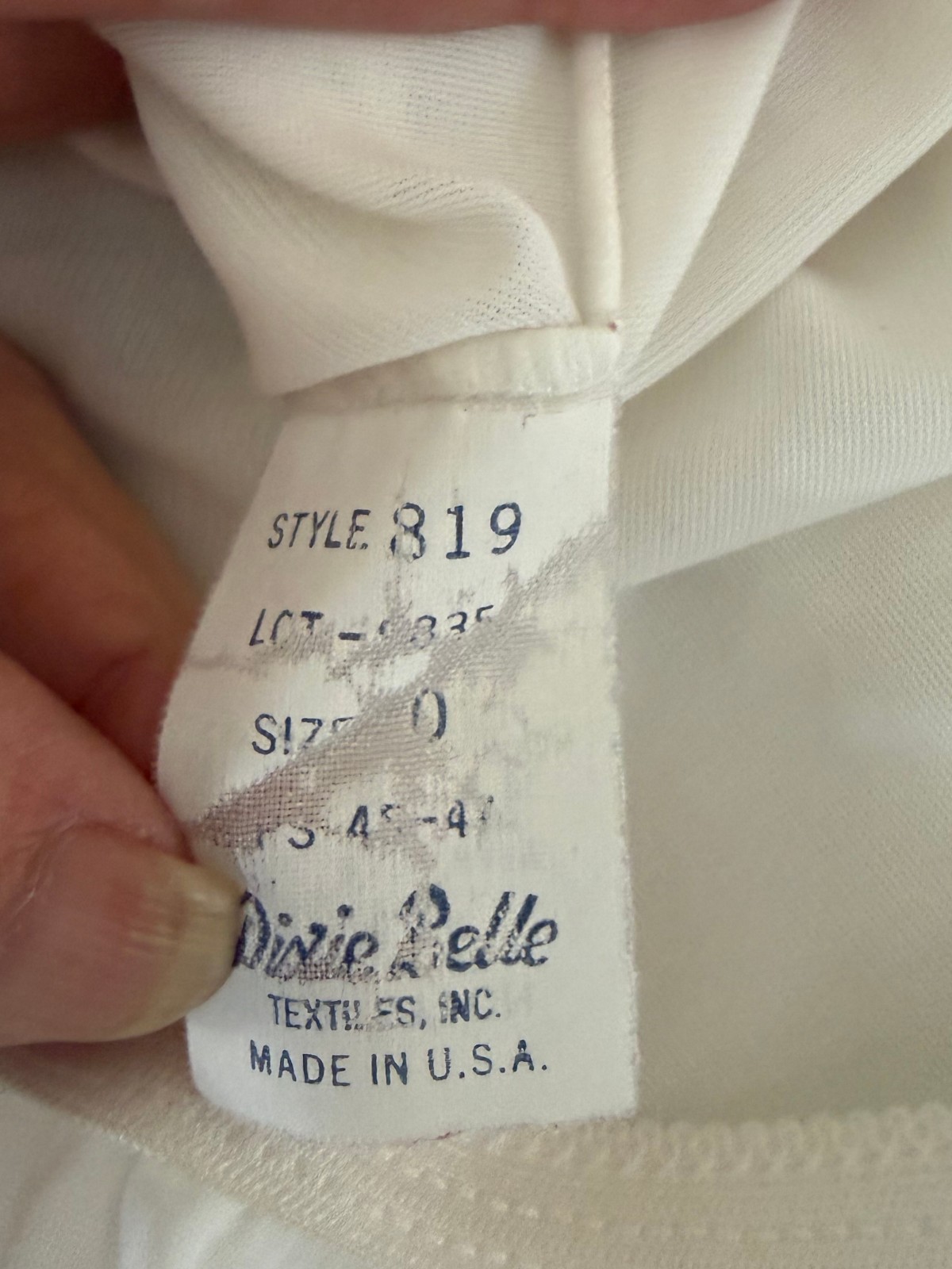 Vintage Dixie Belle White Sheer Nylon Hi-Waist Sissy Granny Panties Briefs 10