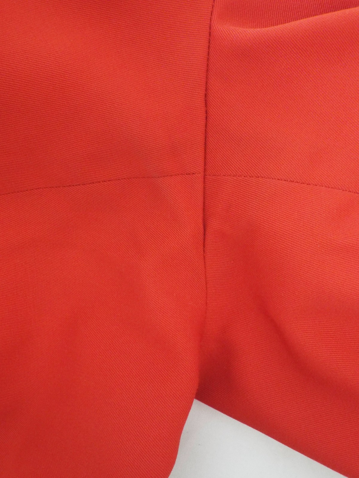 VTG 1970 Yves Saint Laurent Rive Gauche Red Wool Pants YSL Wide Leg Trousers USA